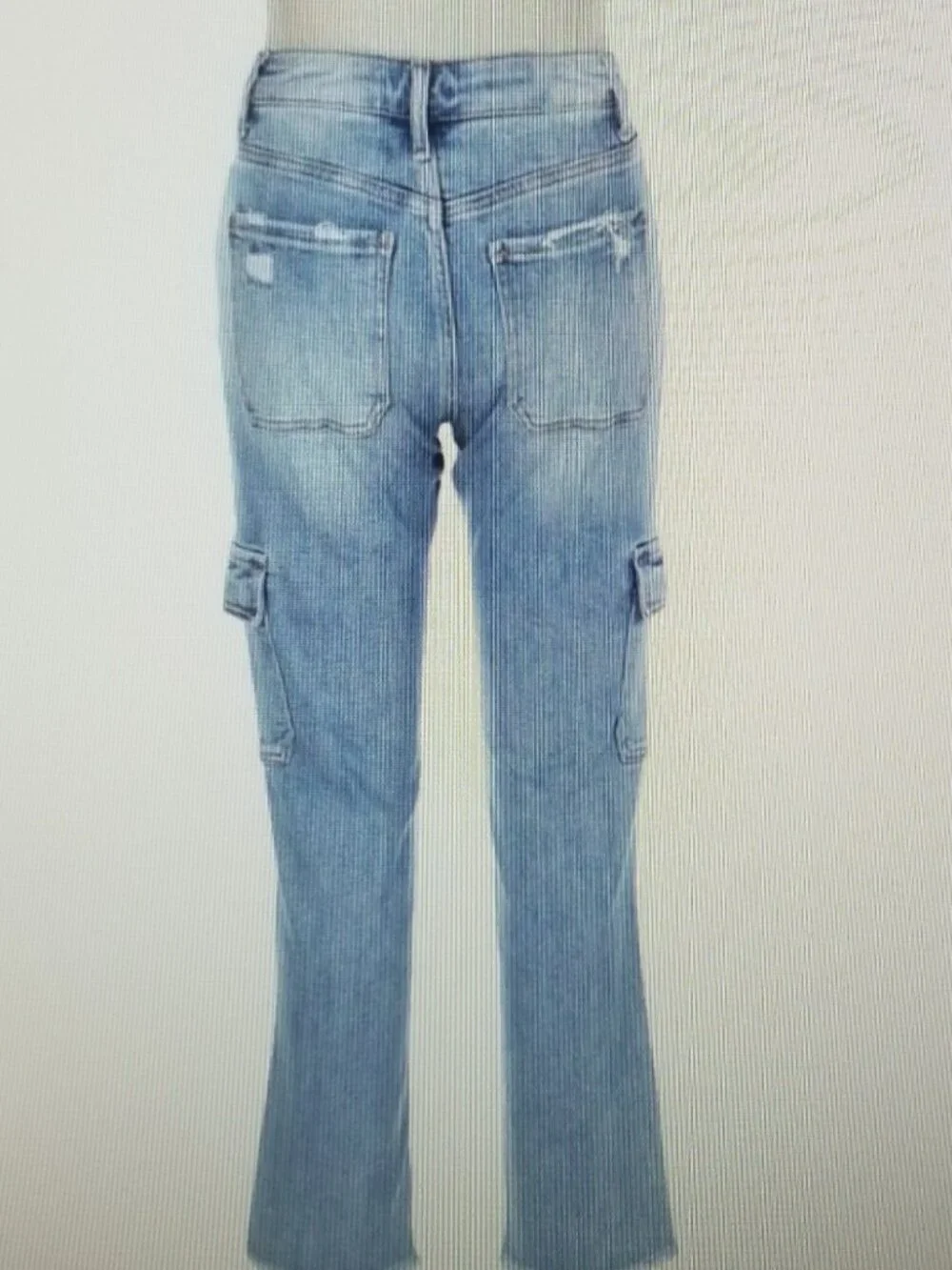 Womens Lovervet Cargo Slim Straight Jeans - NEW Size 27